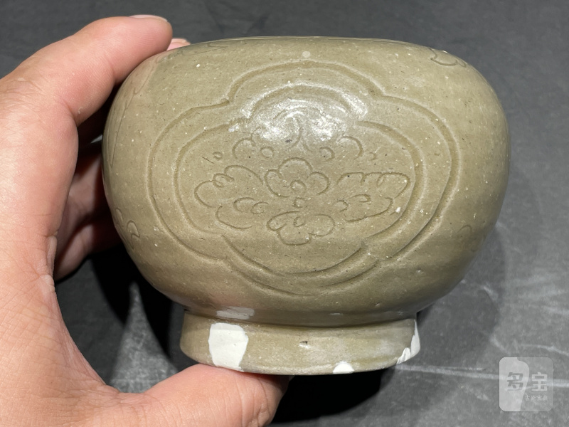 明 越窑青釉刻花钵 - 图3